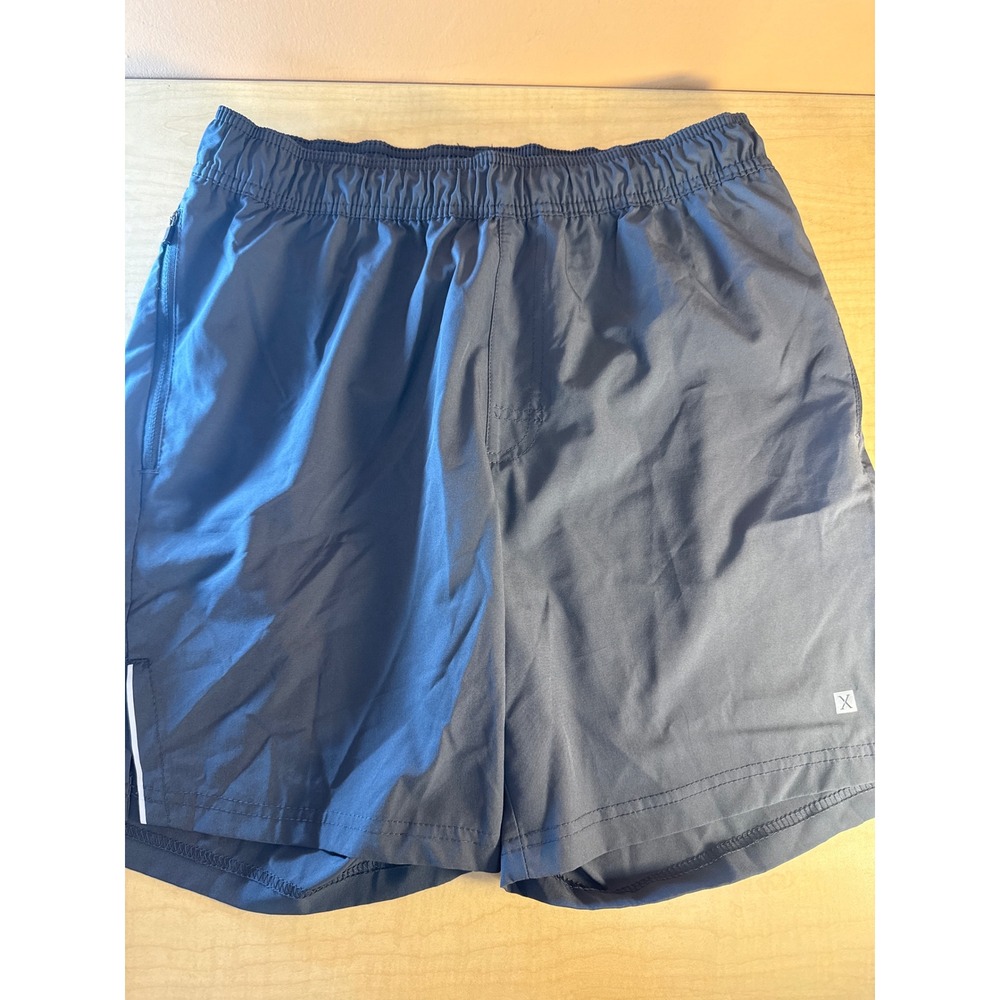 Express Mens‎ Active Performance Shorts Dark Gray Elastic Waist Size M